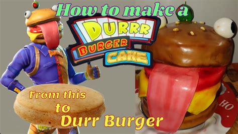 You're wandering through the desert and stumble on a hamburger with a face. Making a FORTNITE Durrr Burger Cake - YouTube