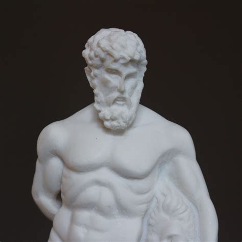 Hercules Statue Greek Mythology Art Nude Male Statue Full Etsy Australia