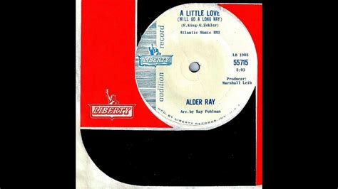 Alder Ray A Little Love Gold Star Studio 1964 Youtube