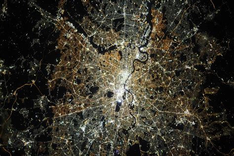 Nasa Astronaut Captures Spectacular View Of London At Night From The