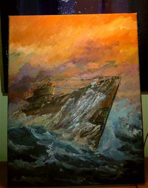 German U Boat Art Oil Paintings