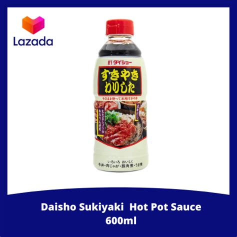 Daisho Japanese Sukiyaki Hot Pot Sauce 600 Ml Lazada Ph