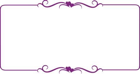 Purple Decorative Border Clip Art At Vector Clip Art Online