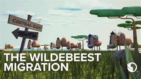 The Great Wildebeest Migration Explained An Animation Youtube