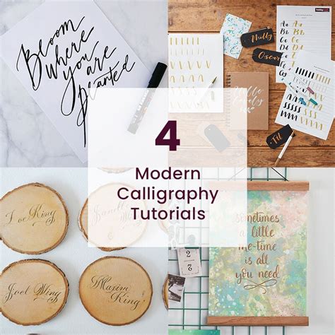4 Modern Calligraphy Tutorials Hobbycraft