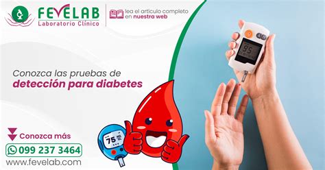 Pruebas De Deteccion Para Diabetes Fevelab Laboratorio Cl Nico En