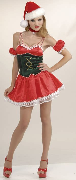 Santas Lil Ho Ho Ho Adult Womens Christmas Costume