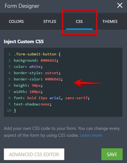 Maybe you would like to learn more about one of these? How to Customize the Submit Button with CSS | JotForm