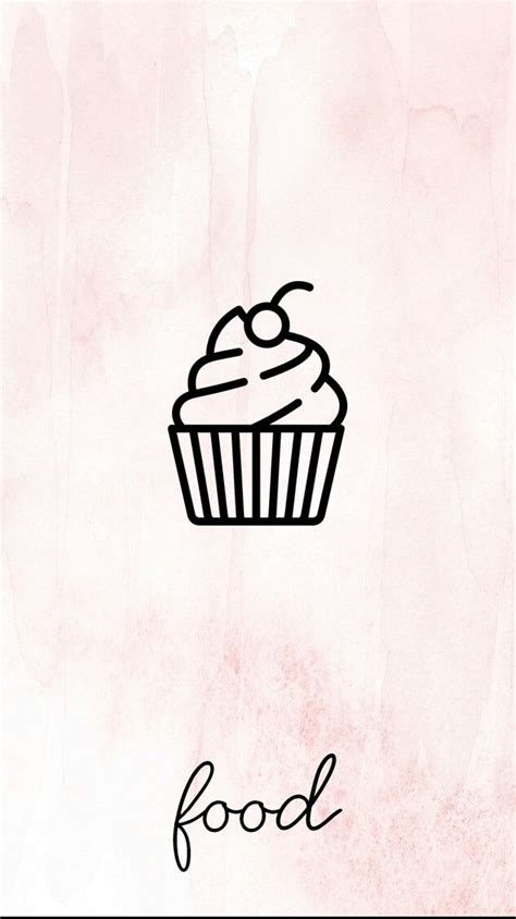 Food instagram highlight cover black. Instagram Story Template Pink lnstagram Highlight Cover ...