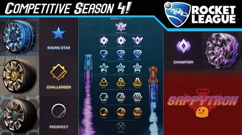 Rocket League Competitive Season 4 Restructures And Rewards Youtube
