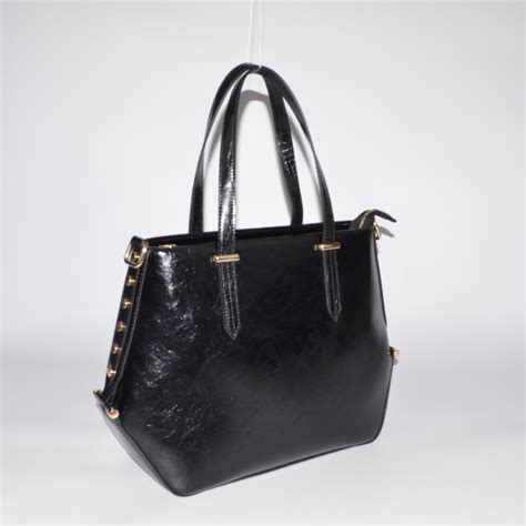 Black Color Pu Tote Bag Women Handbag Smart Handbag Manufacturer Custom Handbag Manufacturer In