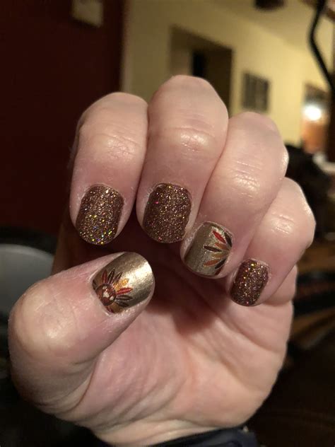Color Street Nails Loving The Thanksgiving Nails Colorstreet