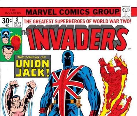 Invaders 1975 8 Comics