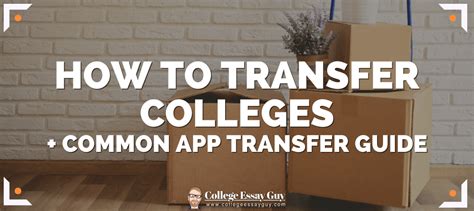 How To Transfer Colleges Common App Transfer Guide