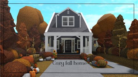Cozy Fall Home Bloxburg Build Pt Exterior YouTube