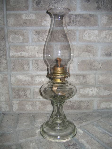 Antique Lamps Antique Vintage Kerosene Glass Oil Lamp Lighting Item