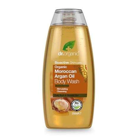 Organic Moroccan Argan Oil Body Wash 250ml Bottle