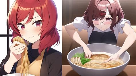 Ai Drawings Of Anime Girls Eating Ramen Ảnh Lục Lọi Meme Cộng