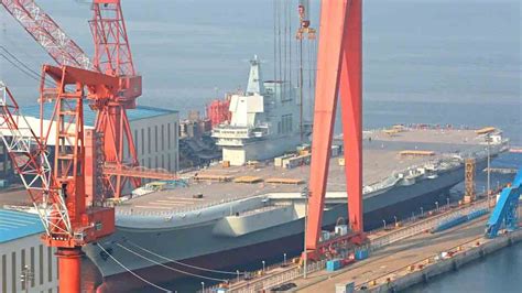 Chinas First Homemade Aircraft Carrier Type 001a Ready To Enter The