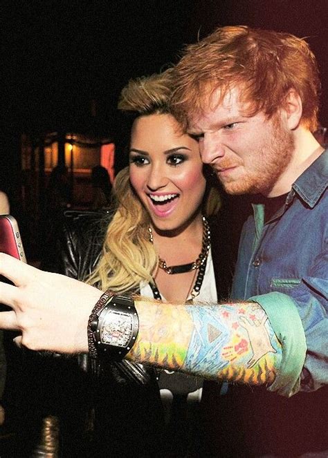 Demi Lovato And Ed Sheeran Ed Sheeran Demi Lovato Singers People