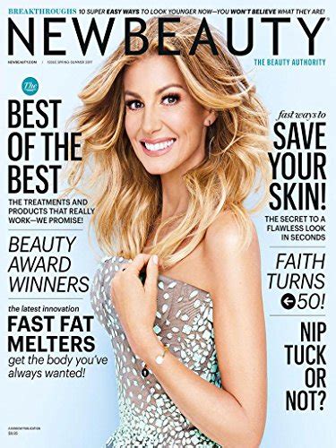 New Beauty Magazine Spring Summer 2017 Faith Hill Cover Nobsoc