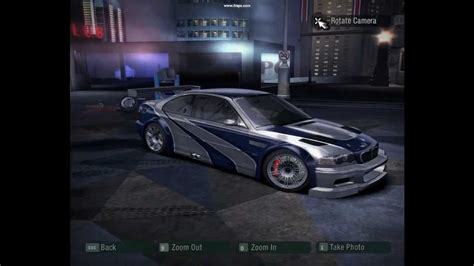 We can start with the career bmw m3 gtr. Need for Speed Carbon - Razors BMW M3 GTR HD - YouTube