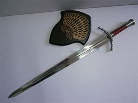 Boromir Sword From Lotr With Wall Plaque Etsy