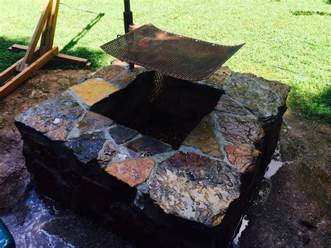 My Mostly Salvaged Totally Overbuilt Natural Stone Fire Pit Stone