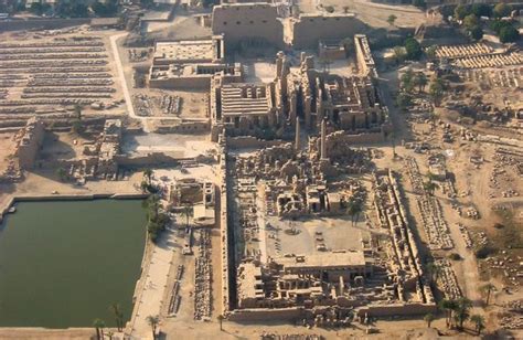 Stunning Aerial View Of The Karnak Temple
