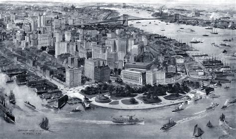 New York City Aerial Image 1905