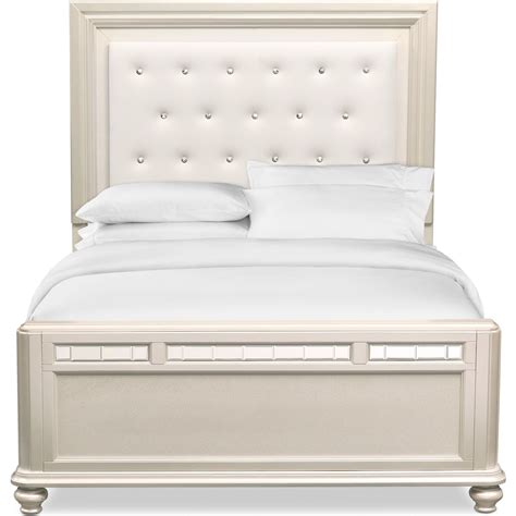 Sabrina Upholstered Bed Value City Furniture And Mattresses