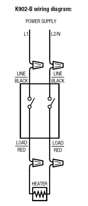 Wiring Diagram For Double Pole Thermostat Wiring Diagram