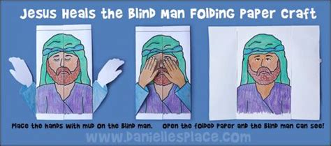 Jesus Heals The Blind Man Nt Jesus Heals The Blind Preschool
