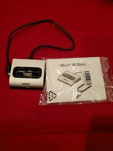 Iphone 5 dock adapter for sale | ebay. Bose Wave III Dock 30 PIN Adapter for Apple iPod / iPhone ...