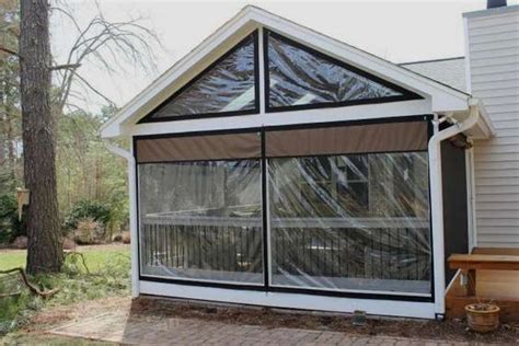 Vinyl Window Coverings For Screened In Porch Weather Proof Your Patio