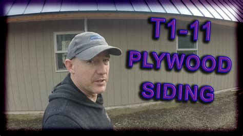 Starting On The Siding T1 11 Plywood Siding Youtube