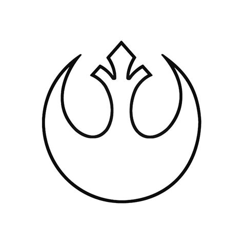 Buy Star Wars Rebel Alliance Symbol Outline For Decal Online