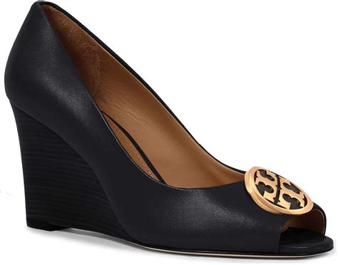 Tory Burch Benton 85mm Wedge Nappa Leather Shoes 9