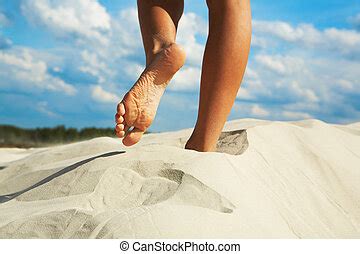 Barefoot Woman Stock Photo Images Barefoot Woman Royalty Free