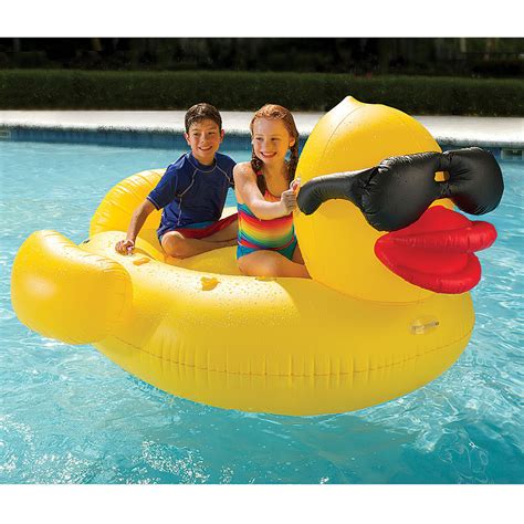 The Giant Inflatable Rubber Duckie Hammacher Schlemmer