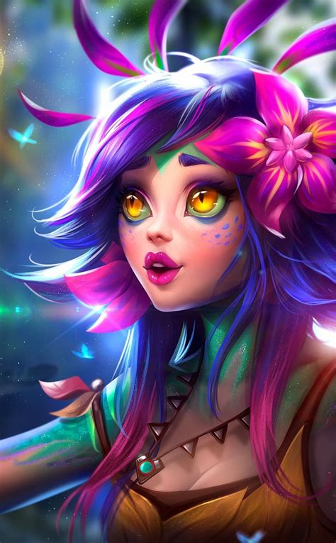 Beautiful Neeko League Of Legends 950x1534 Wallpaper League Of Legends Characters League