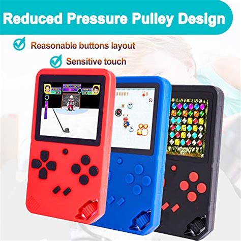 Douddy 16 Bit Handheld Game Console For Kids Adults Built In 220 Hd