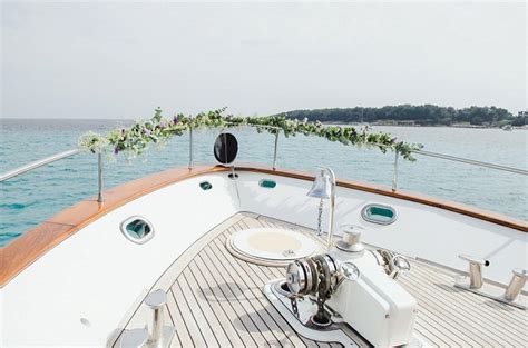 Luxury Cannes Yacht Wedding Inspiration Shoot French Wedding Style