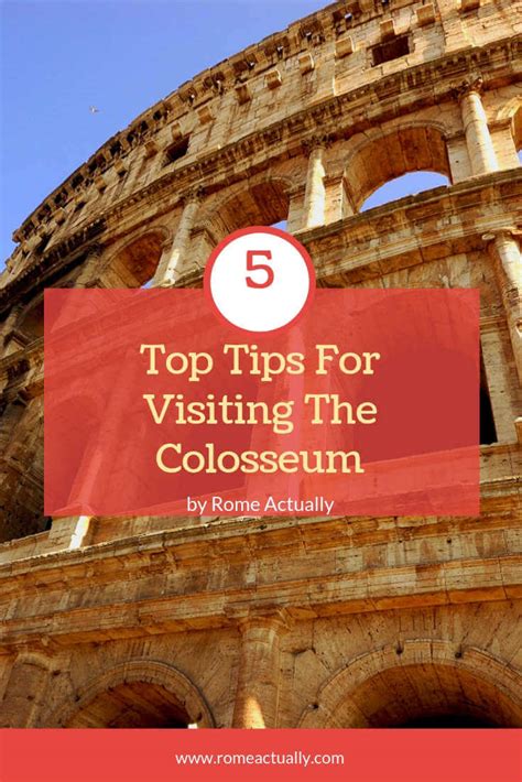 15 Top Tips For Visiting The Colosseum In Rome 2024 Update