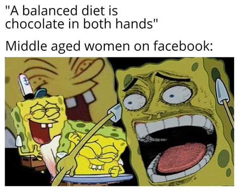 Spongebob Old Lady Chocolate Meme