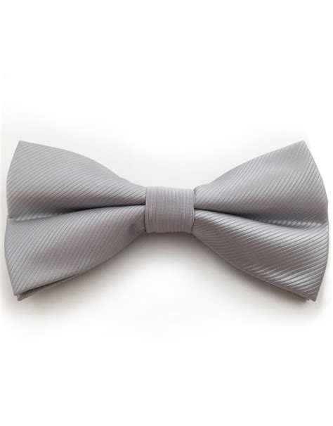 Silver Bow Tie Gentlemanjoe