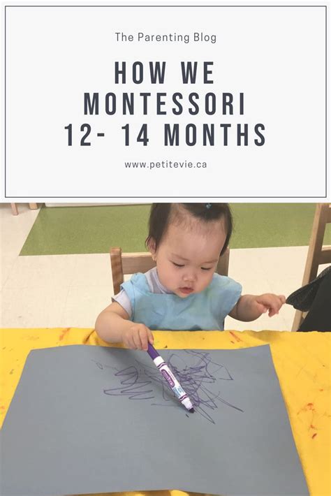 How We Montessori 12 Months To 14 Months Montessori 12 Months