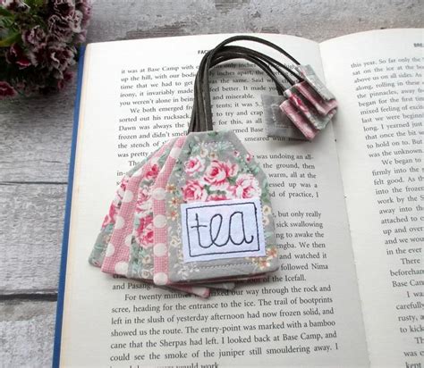 Bookmarks For Tea Lovers Tea Bag Bookmark Book Club Ts Etsy