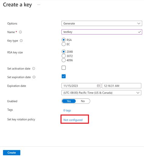 Configure Cryptographic Key Auto Rotation In Azure Key Vault Microsoft Learn