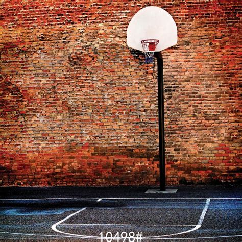 Brick Basketball Wall Vinyl Photography Backdrops Light Photo Studio